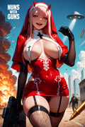 Waifu Board Nuns with Guns Zero Two