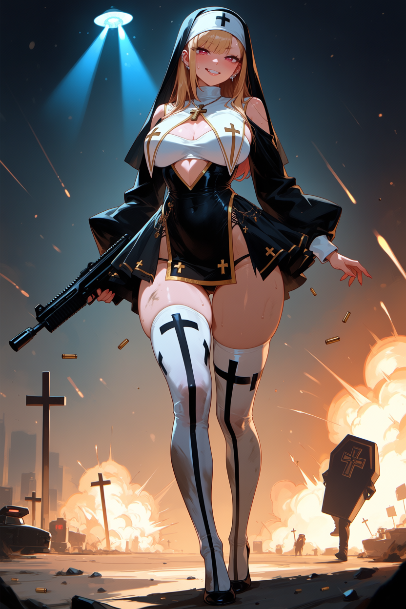 Waifu Board Nuns with Guns Marin