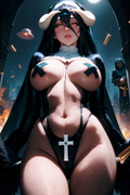 Waifu Board Nuns with Guns Albedo