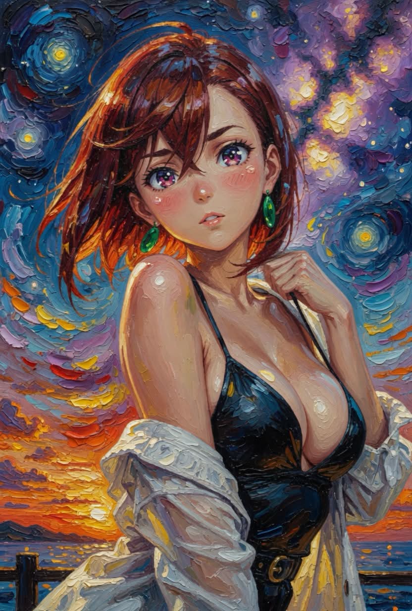 Painting 9x12 Momo made by Mr. Phong the god