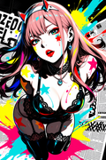 Waifu Board Hot Paper Zero Two