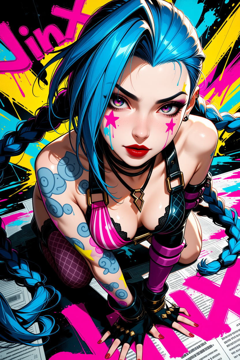 Waifu Board Hot Paper Jinx