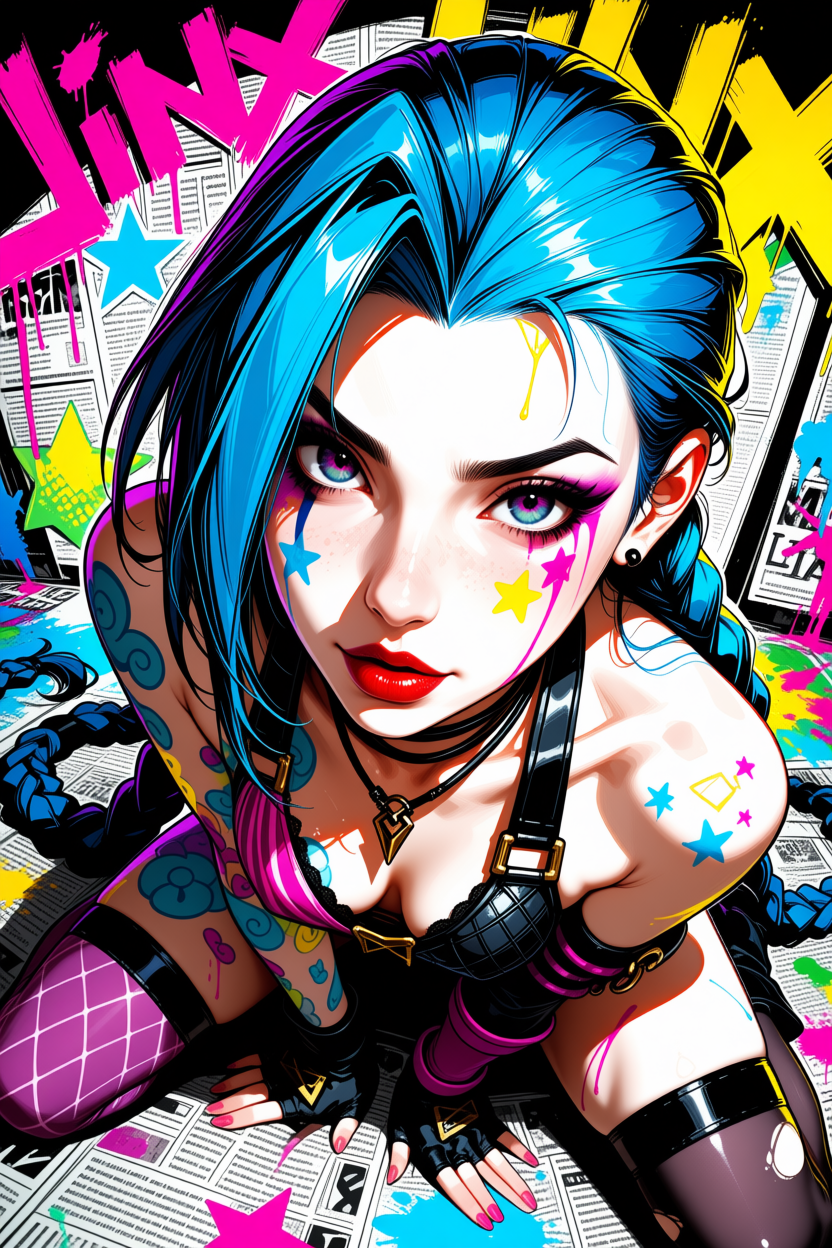 Waifu Board Hot Paper Jinx