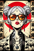 A6 Waifu Board Yakuza Frieren