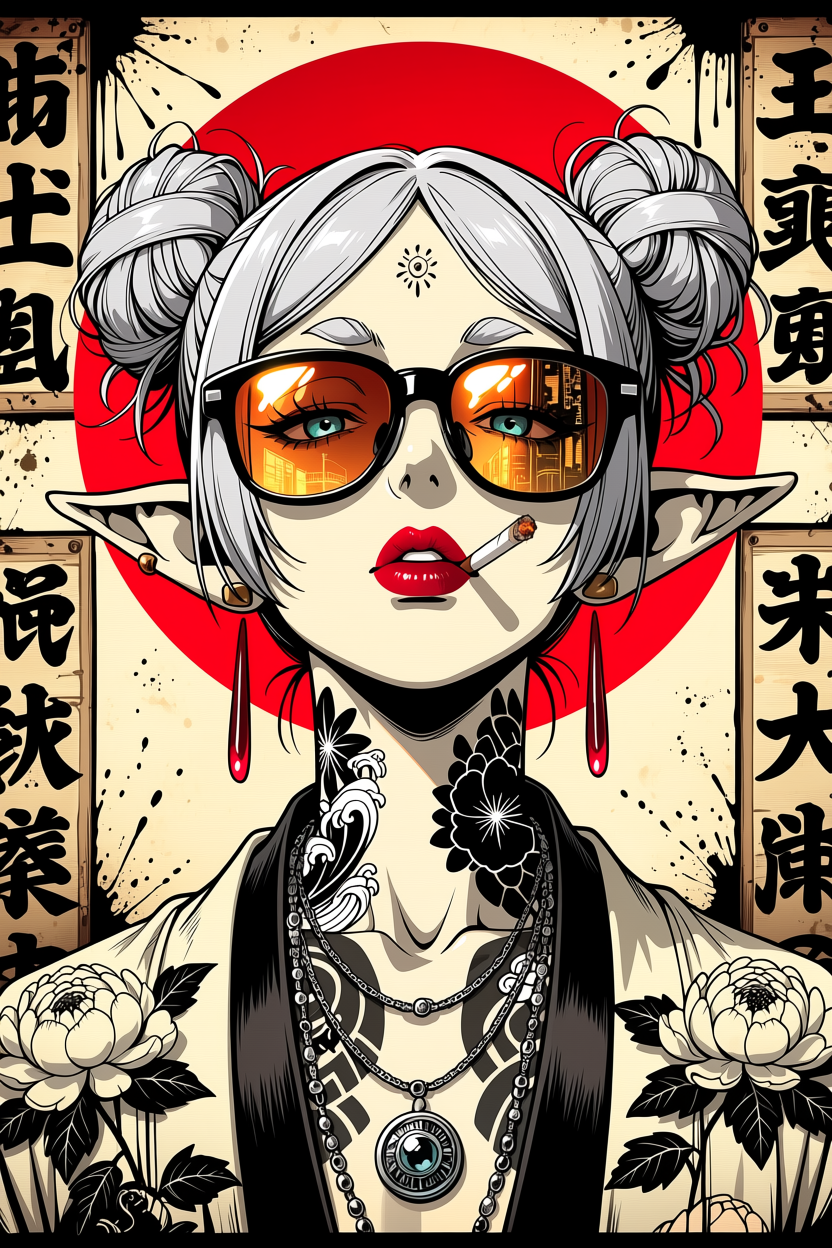 A6 Waifu Board Yakuza Frieren