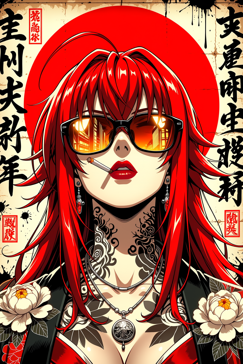 A6 Waifu Board Yakuza Rias