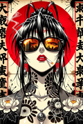 A6 Waifu Board Yakuza Akeno