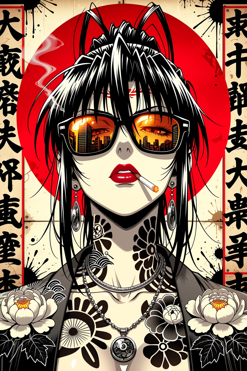 A6 Waifu Board Yakuza Akeno