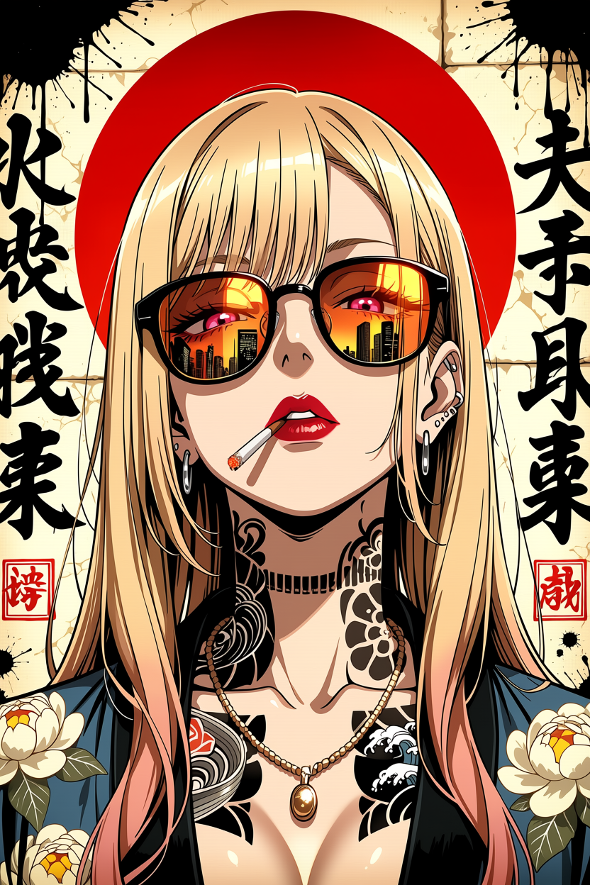 A6 Waifu Board Yakuza Marin