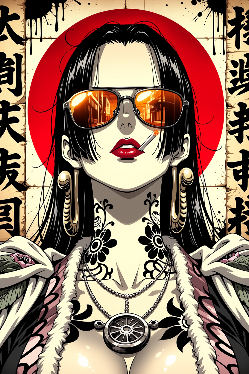 A6 Waifu Board Yakuza Boa Hancock