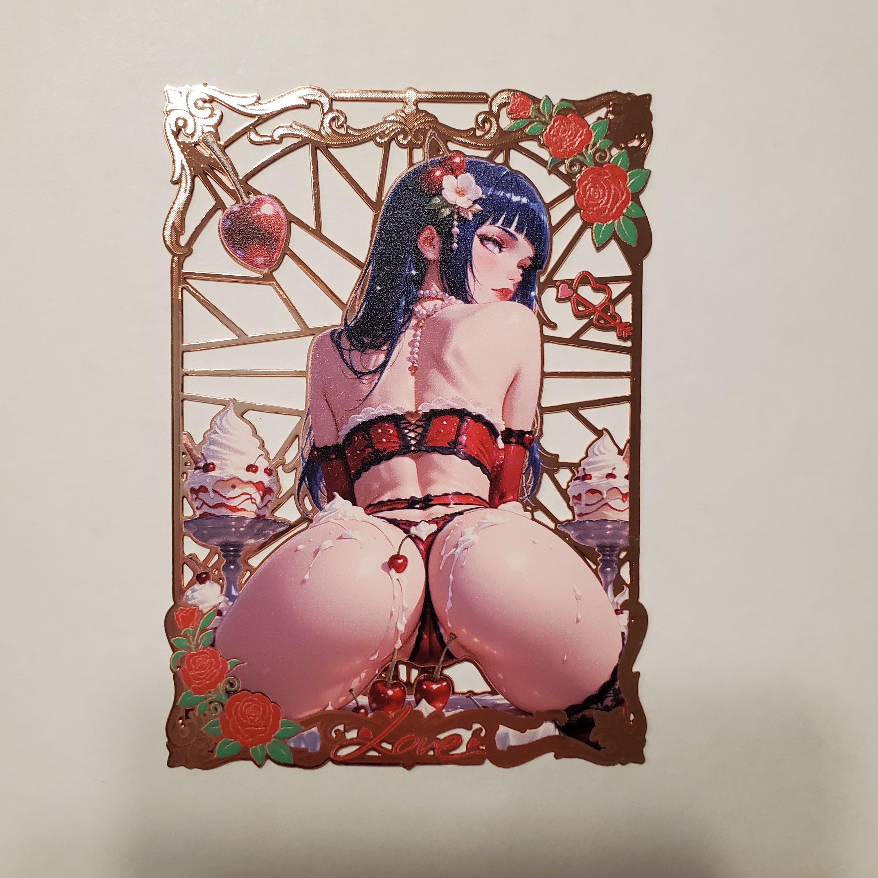 Hinata Cherry - Metal Card