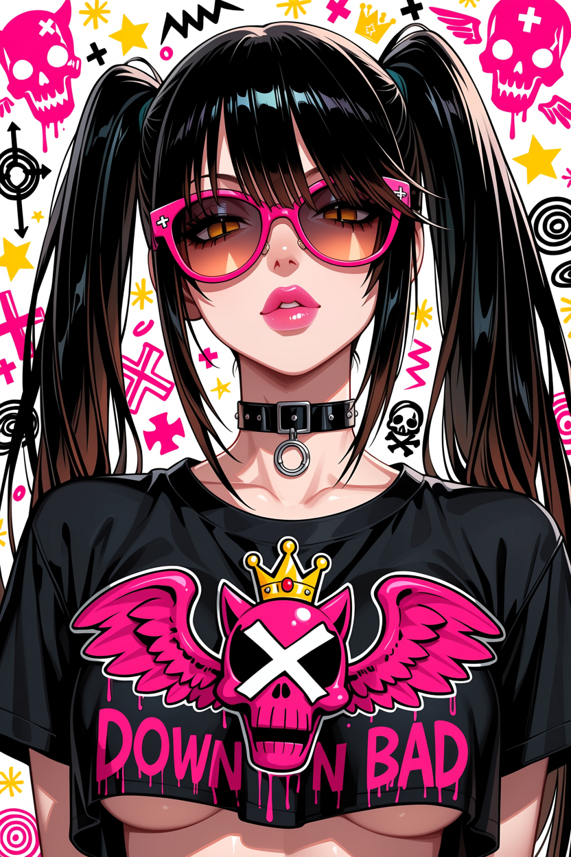 Waifu Board Scribble Kurumi