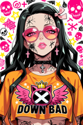 Waifu Board Scribble Nezuko