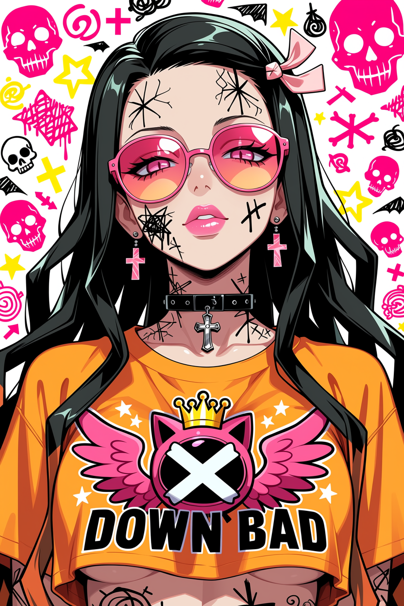 Waifu Board Scribble Nezuko