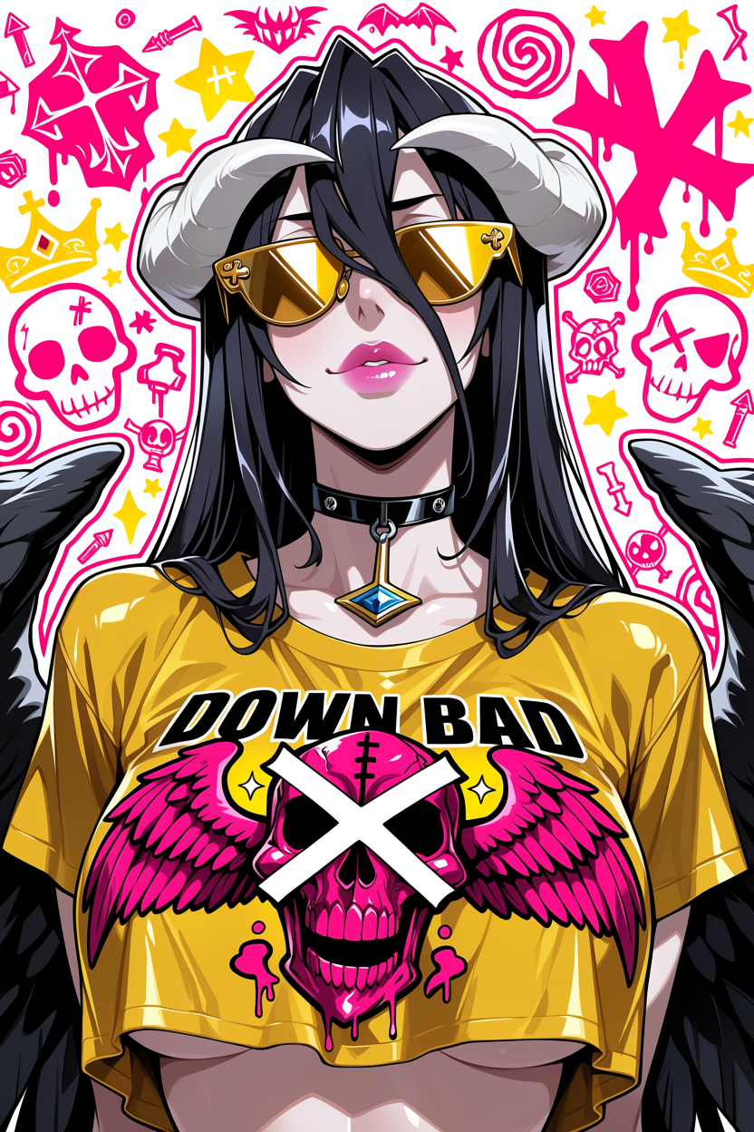 Waifu Board Scribble Albedo