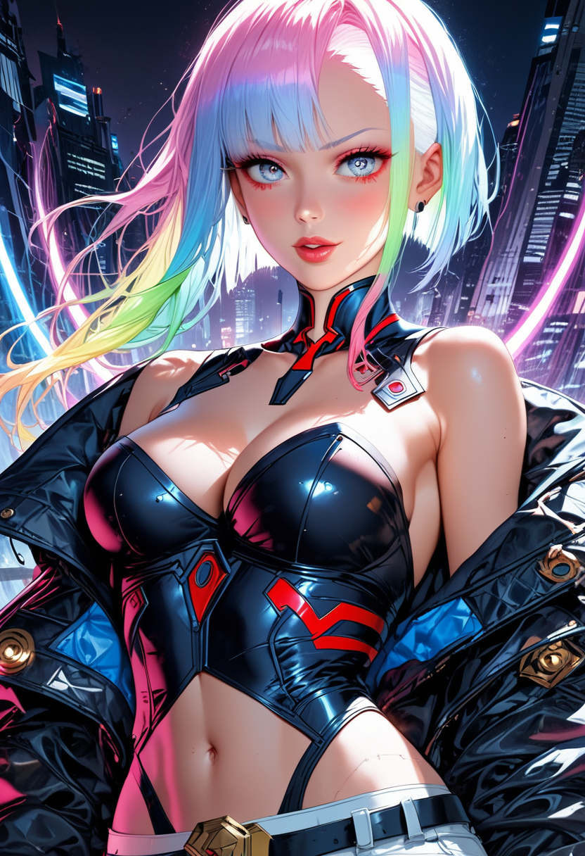 A6 Waifu Board Waifu Stunner Cyber Lucy