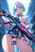A6 Waifu Board Waifu Warrior Cyber Lucy