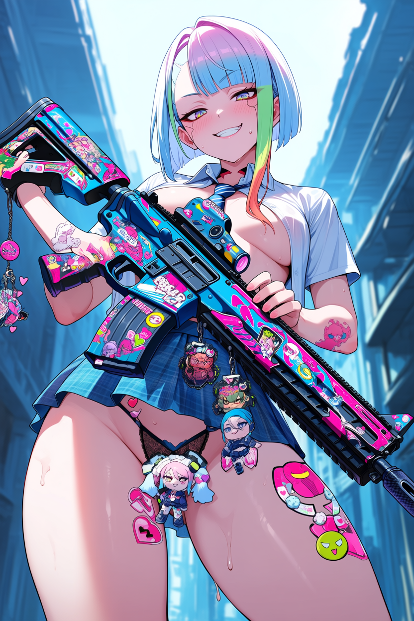 A6 Waifu Board Waifu Warrior Cyber Lucy