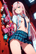 A6 Waifu Board Waifu Warrior Zero Two