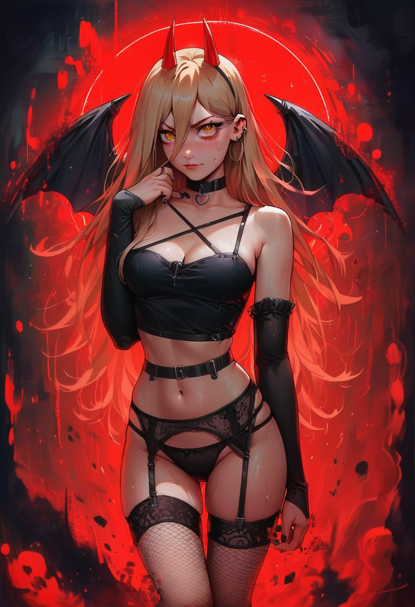 A6 Waifu Board Gothoween Power