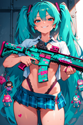 A6 Waifu Board Waifu Warrior Miku