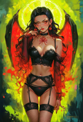 A6 Waifu Board Gothoween Daki