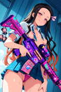 A6 Waifu Board Waifu Warrior Nezuko