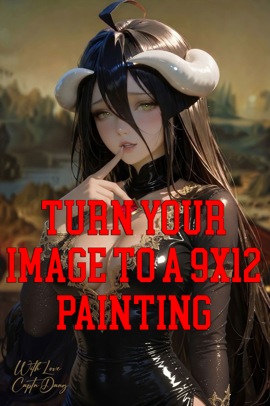 Turn your image to a 9"x12" painting FREE SHIPPING