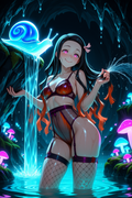 A6 Waifu Board Midnight Cave Nezuko