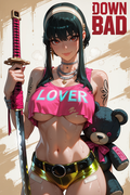 A6 Waifu Board Samurai Yor